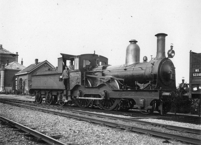 165331 Afbeelding van de stoomlocomotief nr. 1201 (serie 1200) van de N.S. te Vlissingen.